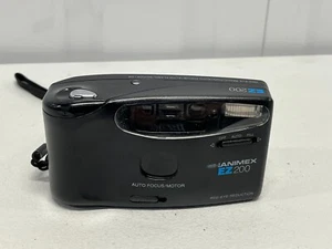 Hanimex EZ 200 35mm Point & Shoot Film Camera Red-Eye Reduction Black Working - Picture 1 of 11