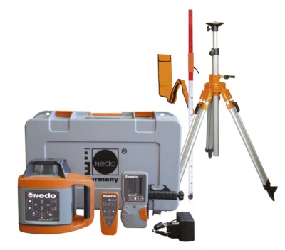 Nedo SIRIUS 1 HV green Set Rotationslaser h/v LK 2 grün Aluminium-Stativ 2,76 m - Bild 1 von 4