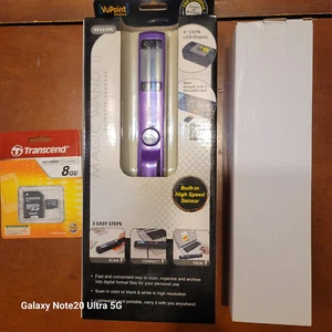 VuPoint ST441Pu Magic Wand II 2 Portable Scanner Handheld Pocket Purple - Picture 1 of 6