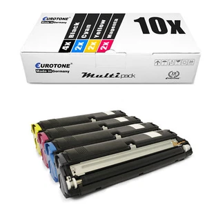 10x wkład ECO do Konica Minolta Magicolor 2590-Mffü2490-Mffü2550-N 2450-D - Zdjęcie 1 z 3