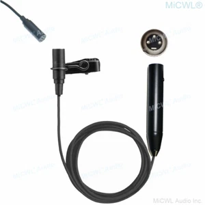 Micrófono condensador Pro Lavalier 48V Phantom Power Clip Micrófonos para mezclador cable de 5 m - Imagen 1 de 8