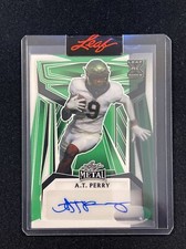 2023 Leaf Metal Draft A T Perry XRC Clear Green 1/1  Auto Pre Production Proof