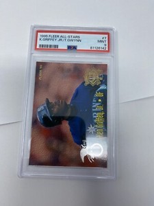 1995 Fleer All-Stars K. Griffey Jr./ T. Gwynn 7 PSA 9