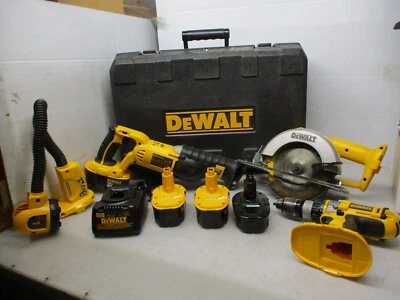 DEWALT 18-Volt Cordless 4 Tool Combo Kit Drill, Saw, RECIP  Worklight 4 battery - Image 1 of 4