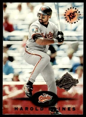 1995 Topps Stadium Club World Series Harold Baines Baltimore Orioles #444 - Image 1 of 2