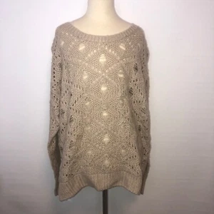 POL beige offener Strickpullover Pullover Shirt Oberteil ((Größe S)) - Bild 1 von 7