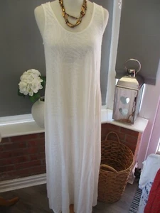 Women's MINT VELVET Ivory Long Maxi Pull On Dress Size Small BNWT - Picture 1 of 9
