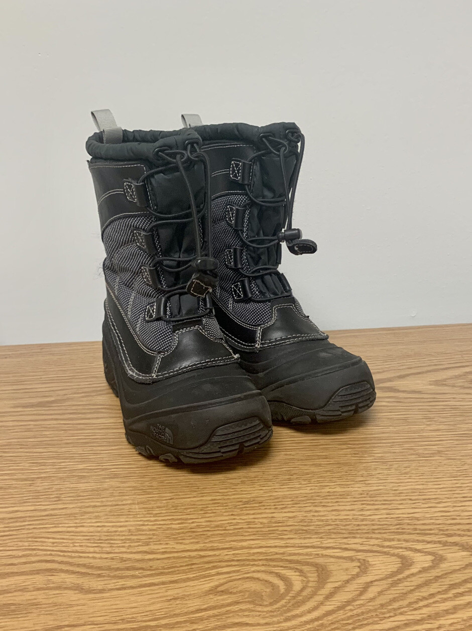 Black Winter Snow Boots Kids 