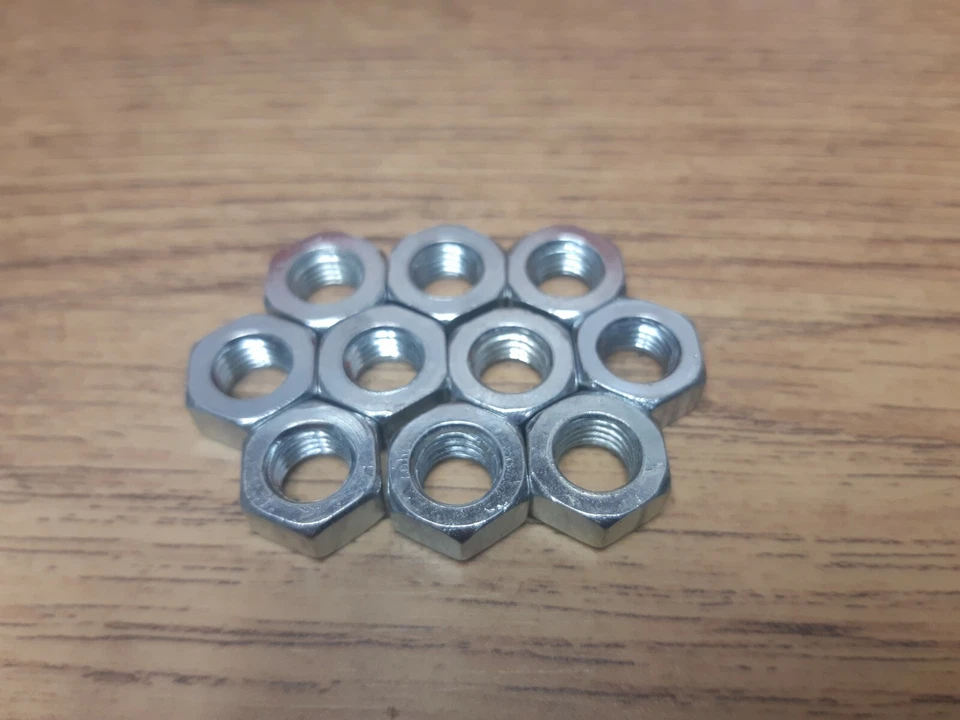 TRIUMPH CEI 5/16" NUT 26tpi CYCLE THREAD - F947 - 82-0947 (x10) - Image 1 of 1