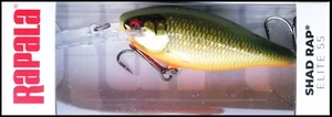 SEÑUELOS DE PESCA RAPALA SHAD RAP ELITE SRE 55 5,5 cm GDSR (Cucaracha Escala Dorada) - Imagen 1 de 2