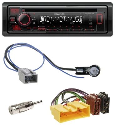 Kenwood MP3 CD USB Bluetooth DAB Autoradio für Mazda 2 (DY, 2003-2007) - Bild 1 von 4