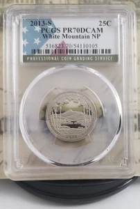 2013-S White Mountain NP Proof Quarter - PCGS PR70DCAM - Top Grade! 0105 - Picture 1 of 6