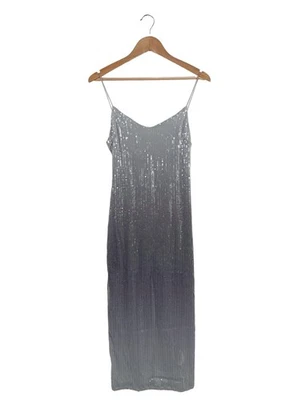 ZARA Vestido tipo overol Mujeres Vestido Talla EU 34 color plata elegante - Imagen 1 de 4