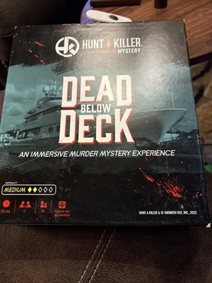 Hunt A Killer - Dead Below Deck Mystery Game New, Factory Sealed - Image 1 of 4