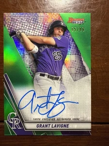 2019 Bowman's Best - Autographs Grant Lavigne #B19-GL Green Refractor /99... - Bild 1 von 6