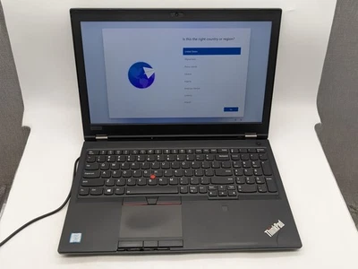 Lenovo ThinkPad P52 15" FHD I7-8850H 1TB SSD 8GB W11P Quadro P3200 FPR *READ* - Image 1 of 4