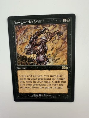 Yawgmoth's Will Urza's Saga LP Mtg Vintage Magic The Gathering Reserve List - Image 1 of 4