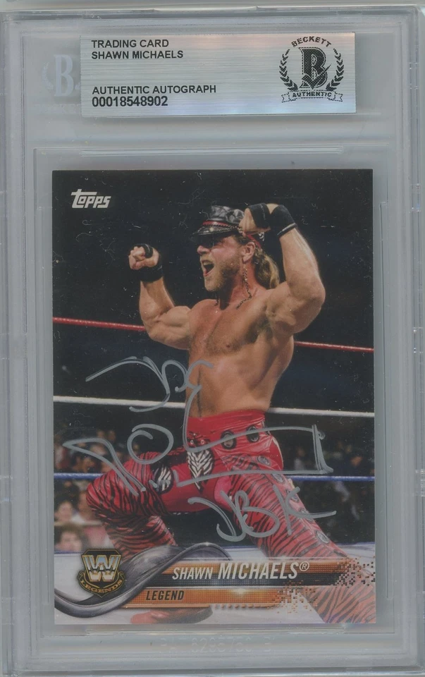 Shawn Michaels 2018 Topps Legend Beckett Signed Auto Autographed - Image 1 of 1