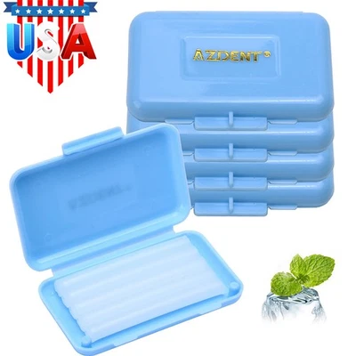 Cera ortodôntica dental AZDENT para suportes de alívio irritação gengival 5 peças/caixa - Imagem 1 de 4