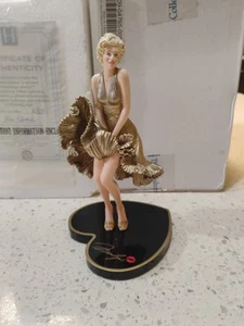 Hamilton Collection Love, Marilyn Silver Screen Goddess Figurine COA and Box - Picture 1 of 7