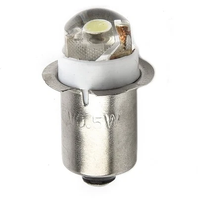 100lm Argento P13.5S LED Lampadina Dc 6V Bicicletta Torcia for Campeggio/Aperto - Immagine 1 di 4