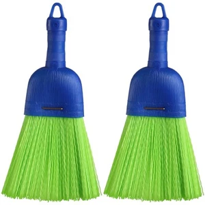 2 Pcs Whisk Broom Poly Fiber Handheld Brush Hand Brush Outdoor Car Broom with... - Picture 1 of 6