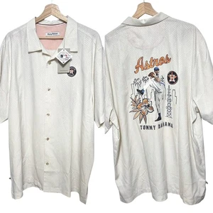 NWT $199 Tommy Bahama Men's, MLB Strike One BP Houston Astros Shirt, XL - Picture 1 of 11