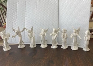 Dresden Germany 8 Musical Angels, Preowned, Angel With Harp Has Cracked Wing - Picture 1 of 18