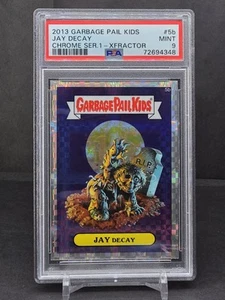 2013 Garbage Pail Kids Chrome Series 1 Jay Decay 5b Xfractor PSA 9 Mint Rare GPK - Picture 1 of 2