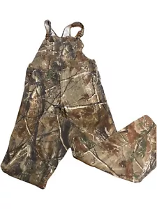 Vtg Realtree Overalls Men 36 XL Large Camouflage Farming Outdoors Hunting - Picture 1 of 7