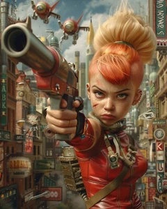 Fierce and Fabulous: Femme Fatale Art in 8x10 Prints  23536415 - Picture 1 of 1