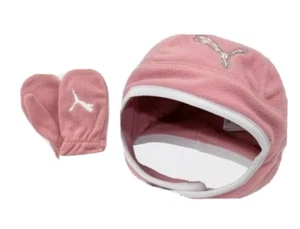 Puma Mini Cats Polar Set Brandie Bebé ( Gorra + Guantes ),841713-02,Rosa,Neu,S - Imagen 1 de 1