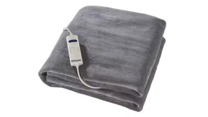 Dimplex Dream Easy Micro Fleece Heated Throw - Light Grey Model DHHTLG - Picture 1 of 11