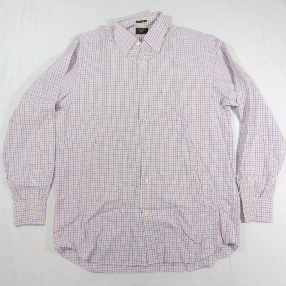 Men's PAUL & SHARK YACHTING L/S Checkered Multi Dress Shirt Sz M Made in Italy - Image 1 of 4