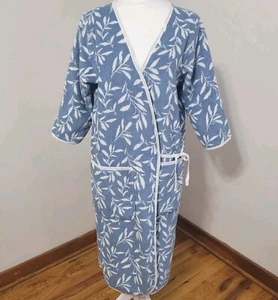 Kuschel Elori Pima Baumwolle Frottee Wickel Morgenmantel Größe Small Medium Taschen - Bild 1 von 8