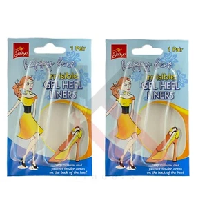 2 pares de almohadillas de agarre para talón cojines delineadores autoadhesivos para zapatos sueltos par Reino Unido - Imagen 1 de 6