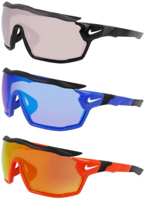 Nike Show X Rush Team Sport Shield Wrap Sunglasses w/ Mirror Lens - FD1887 - Image 1 of 4