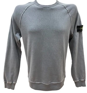 STONE ISLAND Gr. M Herren Bluse Sweatshirt Blau Langarm Rundhals - Bild 1 von 8