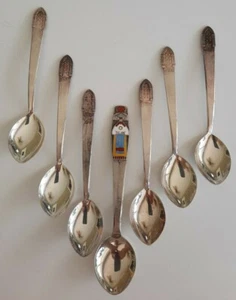 Russian Hot Enamel Sterling 916 + 6 Tallinn J8Met Demitass - Picture 1 of 10