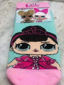 ShipN24Hours. New-LOL Surprise Kids Grils Socks. Shoe Size 7-3. Sock Size 6-8.5. - Picture 1 of 8