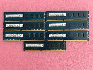 1 LOT OF 7 SK Hynix HMT351U6CFR8C-PB (28GB TOTAL) 4GB PC3-12800U Desktop Memory - Picture 1 of 1