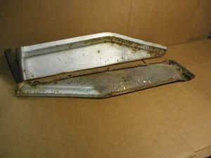 Vintage 1968 Chrysler Newport Front Bumper Filler Closure Plates Splash pan - Picture 1 of 5