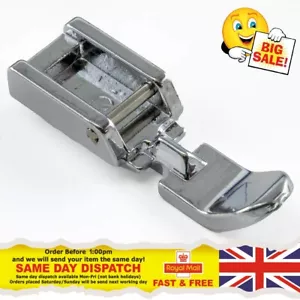 Piedino stretto con cerniera - per macchine da cucire domestiche pressa a scatto UK - Foto 1 di 1