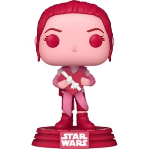 Funko POP! Star Wars Valentines: Rey + Protector - Imagen 1 de 2