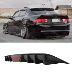 Difusor de parachoques trasero para Acura TSX CL9 CU2 04-14 alerón labial divisor aleta de tiburón - Imagen 1 de 16