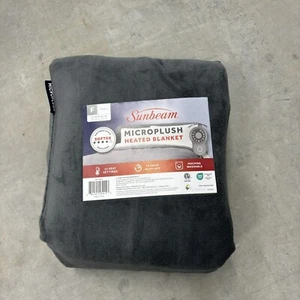 Sunbeam Micro Plush Electric Heated Blanket - Full - 84" x 72" Brand New - Picture 1 of 2
