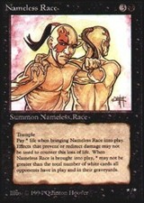 1x Nameless Race NM, English MTG The Dark