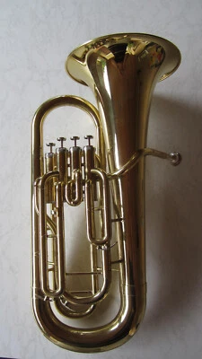 "Weril" Modell H 980 Euphonium Bb 4 Ventile Tenor Tuba Lackiert - Bild 1 von 4