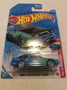 Hot Wheels Blue Toyota AE86 Sprinter Trueno. #31 HW Drift series. HTF. Buy now!  - Picture 1 of 4