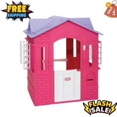 Little Tikes Cape Cottage House, Pink - Pretend Playhouse for Girls Boys Kids - Image 1 of 4